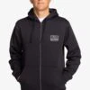 Billabong Div Walled - Sweater Met Rits - Black -Billabong fb57f25550c840f592c989efc03f6374