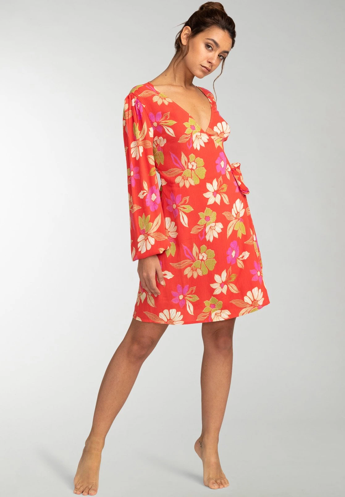 Billabong Hot Romance - Jurk - Bright Poppy 4 Billabong Hot Romance - Jurk - Bright Poppy - Afbeelding 2