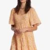 Billabong Take A Chance - Robe Babydoll - Femme - Jurk - Peach Punch -Billabong fd79d1dc85654ed2a427fe8c28184a6d